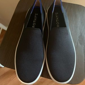 Rothys black sneaker. Worn 1 time. Size 9